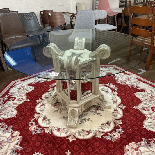 Michael Amini Platine De Royale Round Dining Table