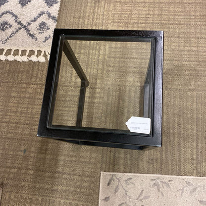 Contemporary Black Frame Side Table