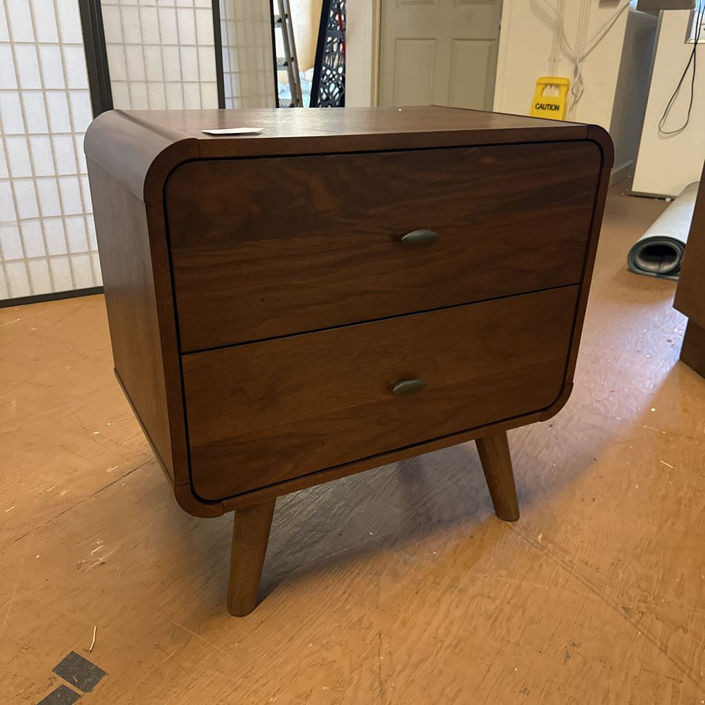 MC Walnut Nightstand