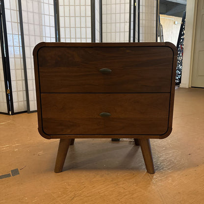 MC Walnut Nightstand