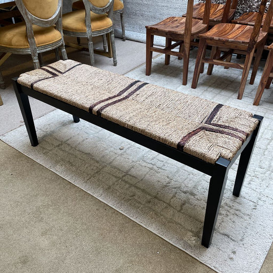 Woven Dining Bench
