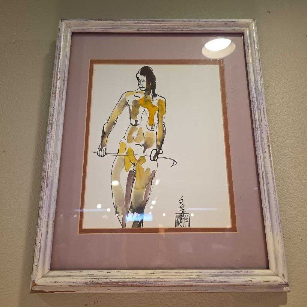Figure Watercolor Print ART