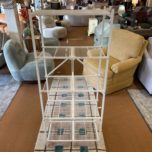 White Folding Shelf