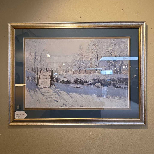 Winter Monet Print--"The Magpie"