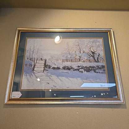 Winter Monet Print--"The Magpie"
