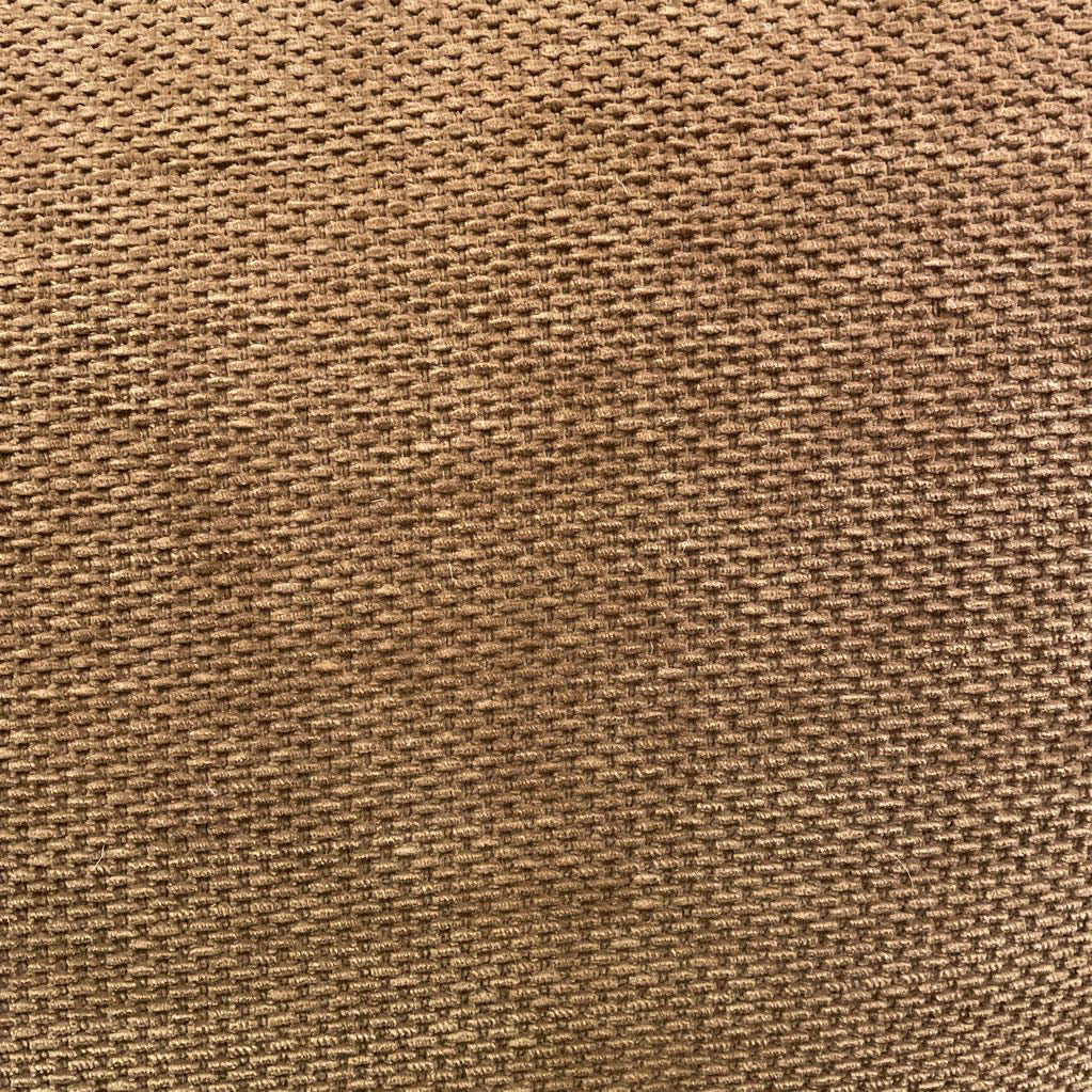 Close-up of brown fabric texture