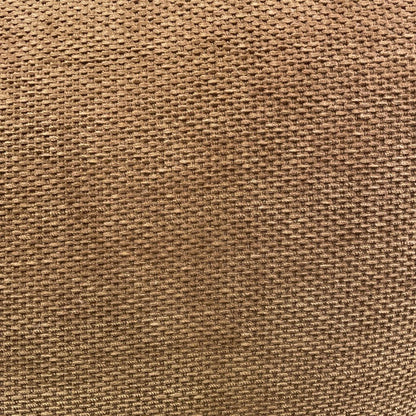 Close-up of brown fabric texture