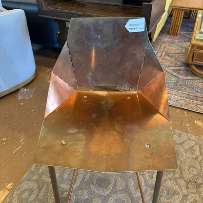 Geometric Bludot Copper Counter Stools (Pair Of 2) C STOOLS