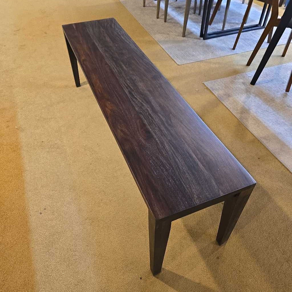 Walnut Wallace Dining Bench C DINING BENCHES