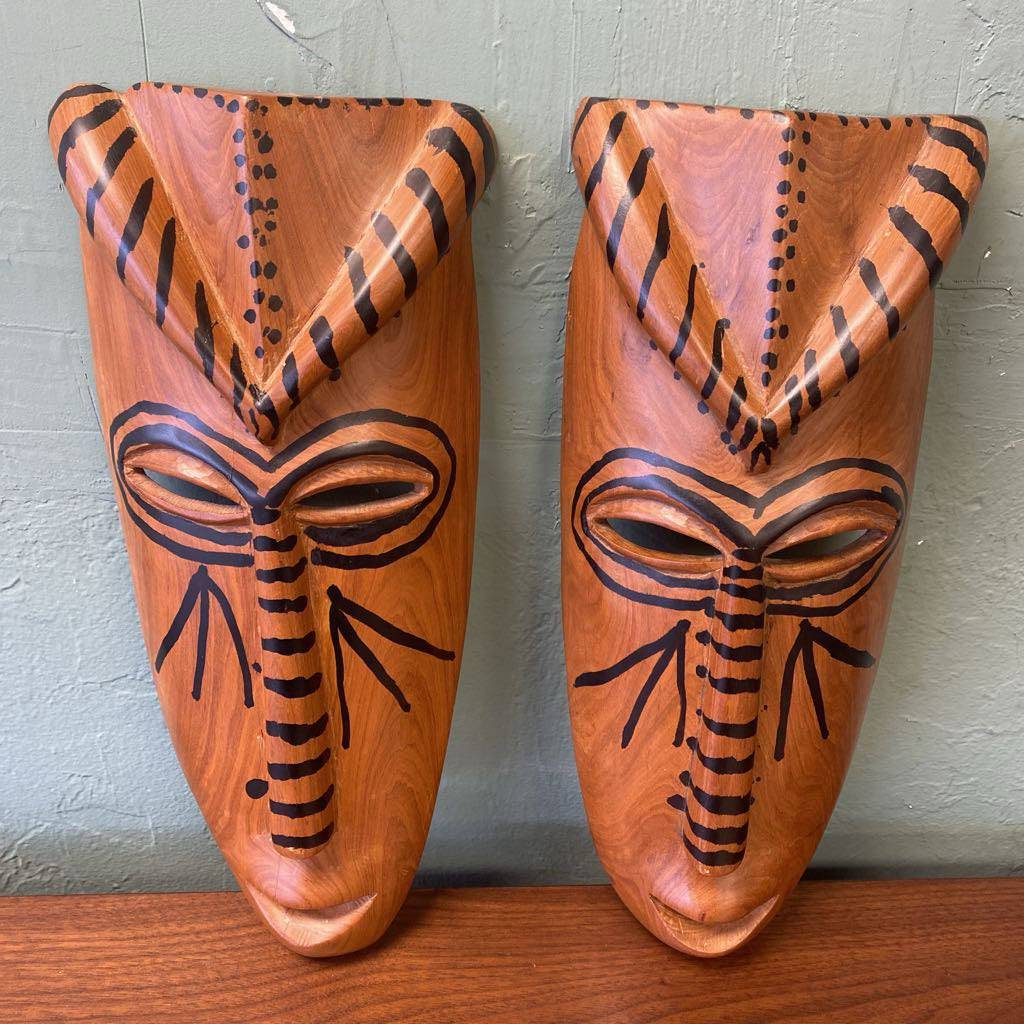 African Folk Art Mask SMALLS