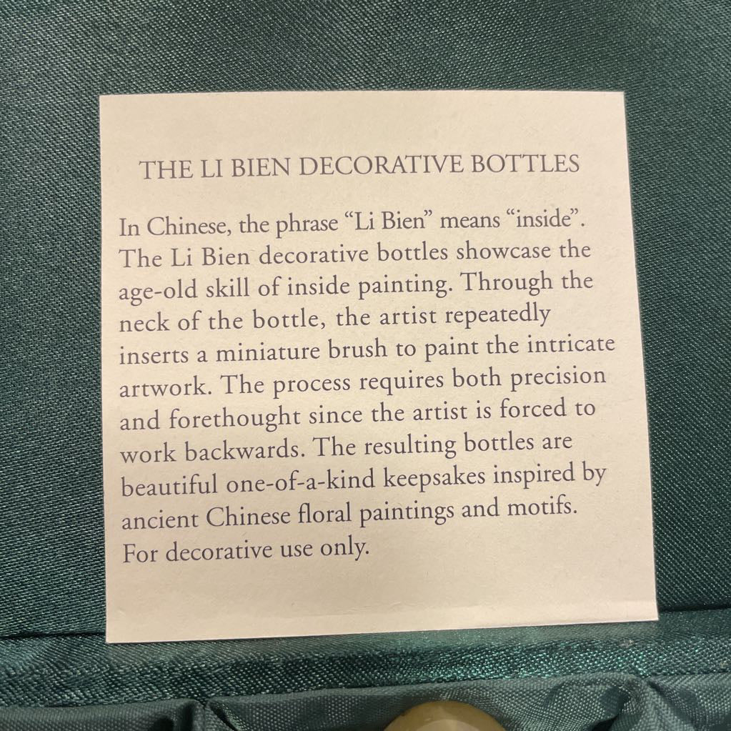 Li Bien Scent Bottle Set of 3 in Box SMALLS