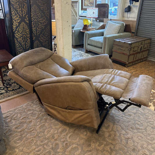 Suede Recliner Lift Chair
