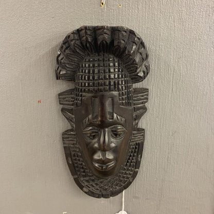 Small Dark Wood Tribal Mask