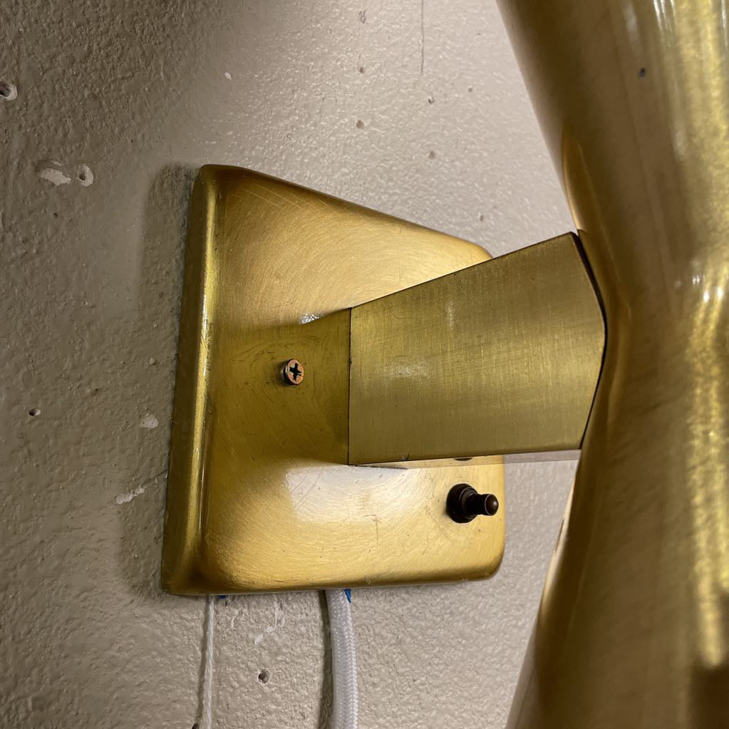 Vintage Gold Wall Sconce