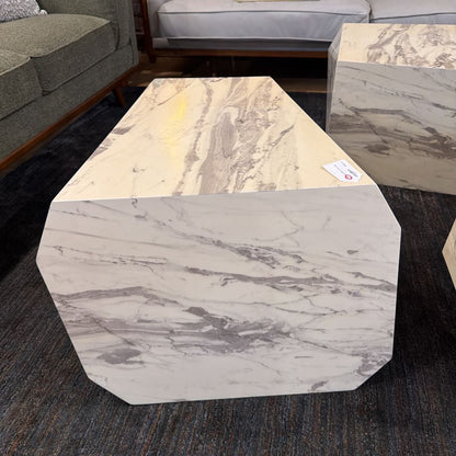 3 Piece Faux Stone Coffee Table