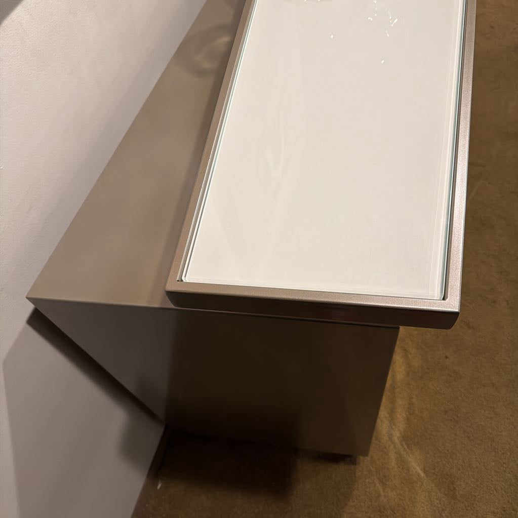 Grey Metal Contemporary Bar C BAR SERVERS