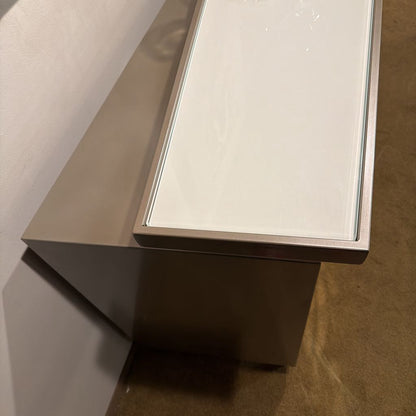 Grey Metal Contemporary Bar C BAR SERVERS