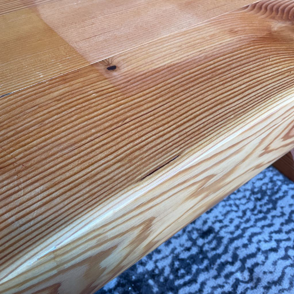 Fir Wood Log Coffee Table