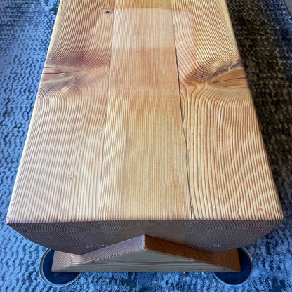 Fir Wood Log Coffee Table