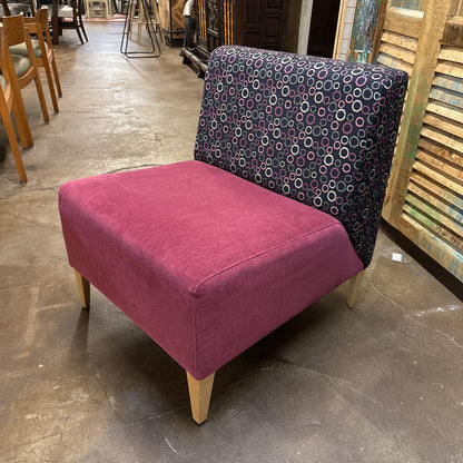 Purple Seat Colorful Slipper Chair