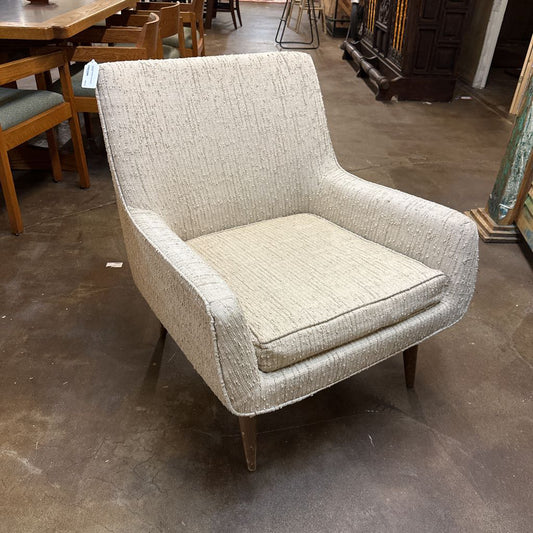Textured Tapered Leg Accent Chair