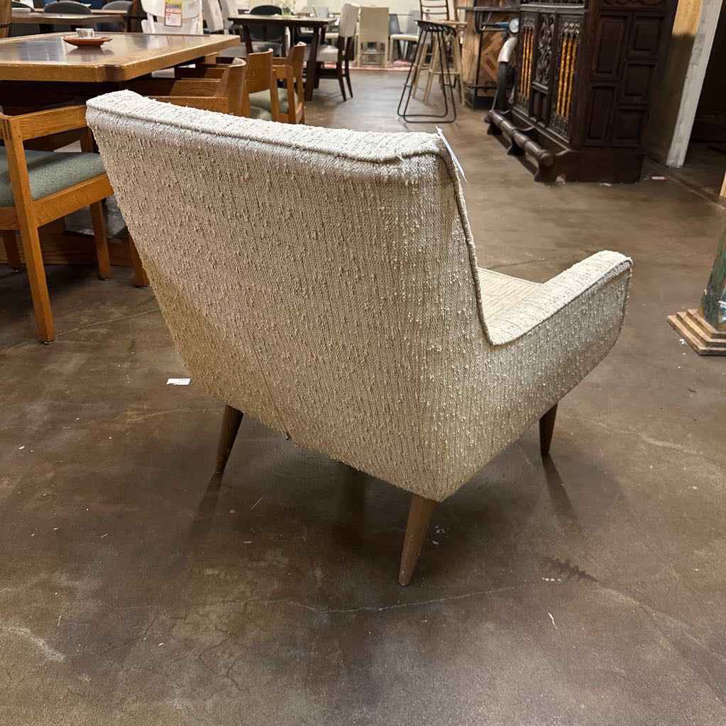 Textured Tapered Leg Accent Chair