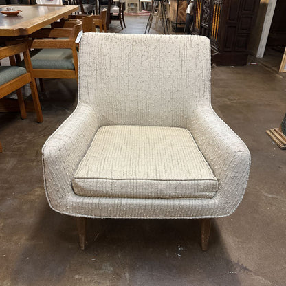 Textured Tapered Leg Accent Chair