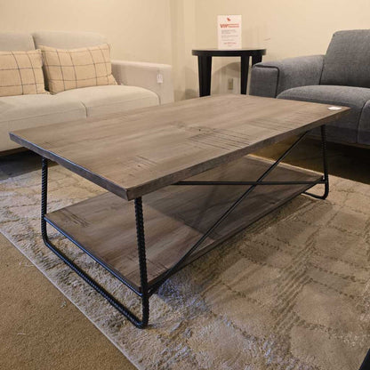 Wood & Rebar Coffee Table