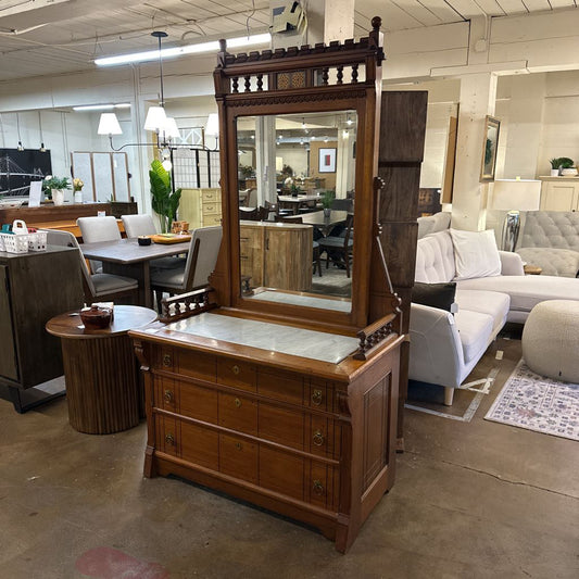 Eastlake Walnut Dressing Chest