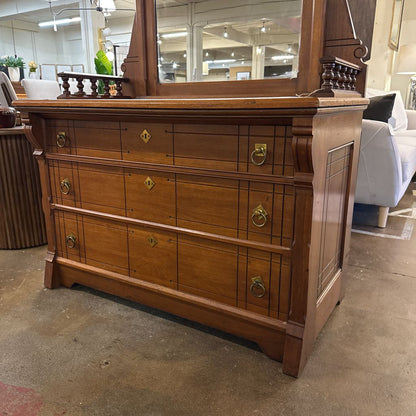 Eastlake Walnut Dressing Chest