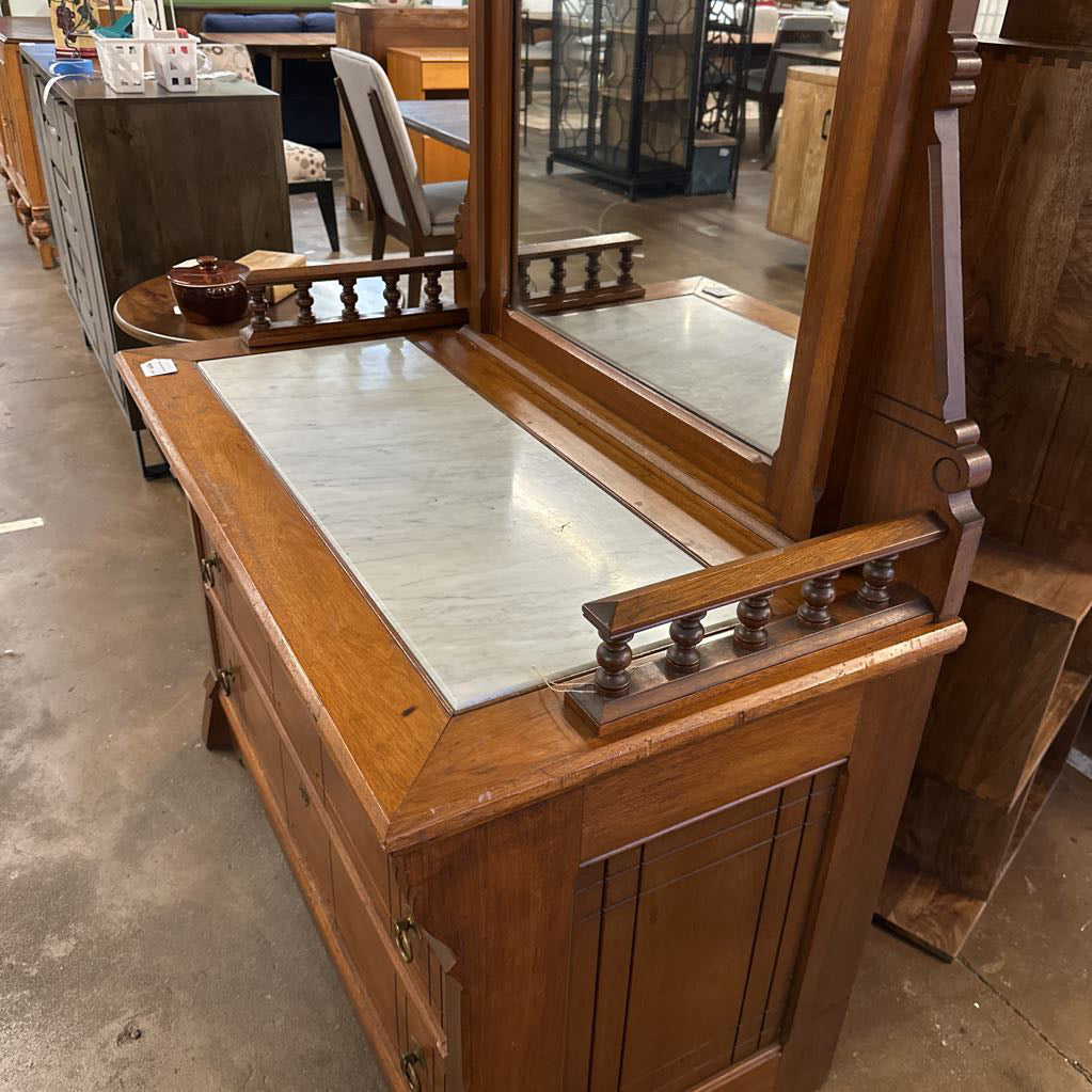 Eastlake Walnut Dressing Chest