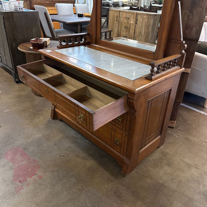 Eastlake Walnut Dressing Chest