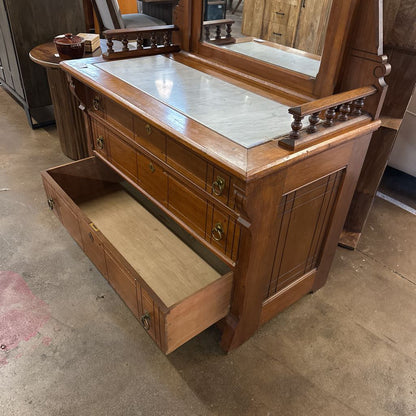 Eastlake Walnut Dressing Chest