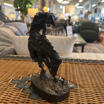 Vintage Fredric Remington Bronze Statue " The Rattlesnake"