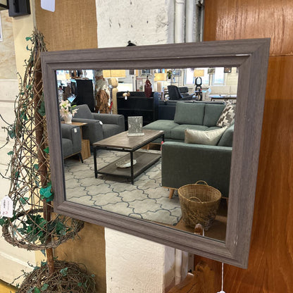 Grey Rustic Wood Mirror C MIRRORS