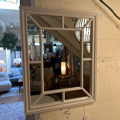 White Panelled Mirror C MIRRORS