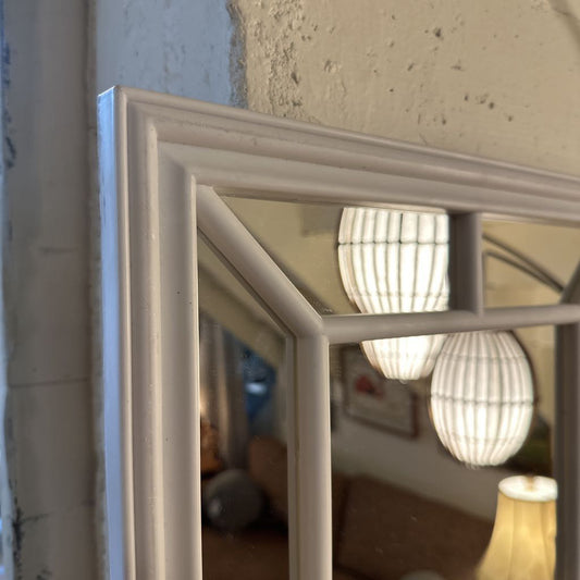 White Panelled Mirror C MIRRORS