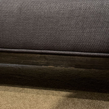 Sloped Arm Gray Tufted 2 Seat Sofa U SOFAS