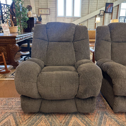 Grey Power Reclining Chair (AS IS) U ACCENT CHAIRS