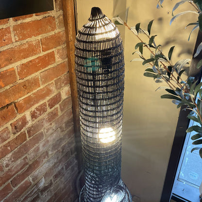 Indonesian Fish Trap Floor Lamp LAMPS