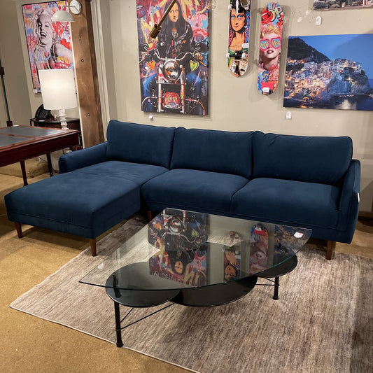 Mod Prussian LAF Chaise Sectional U SECTIONALS LAF