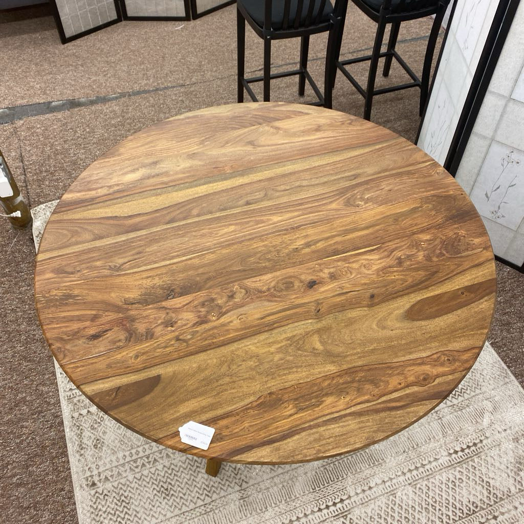 Natural Metro Round Dining Table