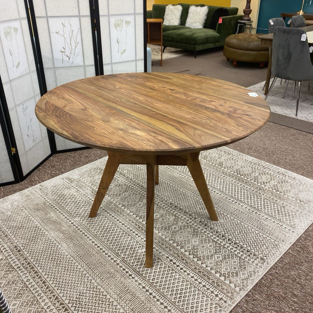 Natural Metro Round Dining Table