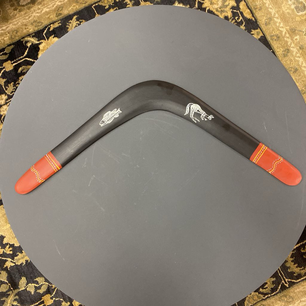 Vintage Signed Large Australian Boomerang UNIQUE FINDS