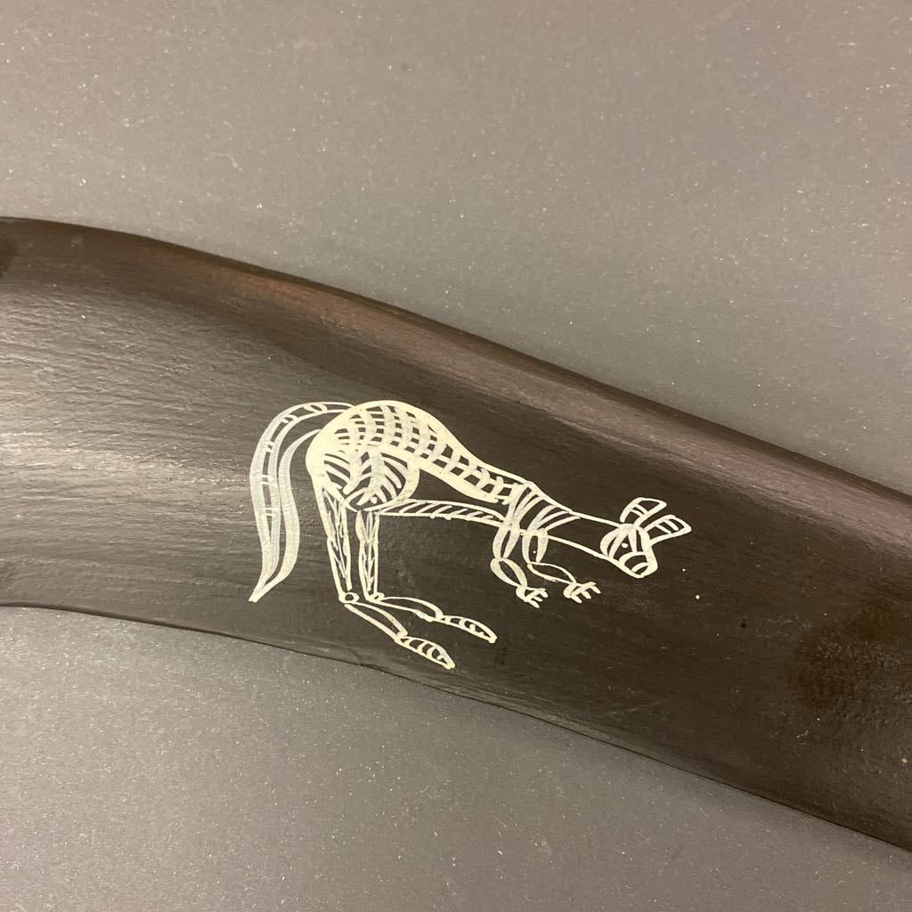 Vintage Signed Large Australian Boomerang UNIQUE FINDS