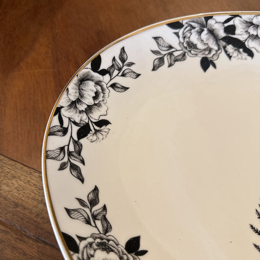 Large Platter w/ Skull Flowers and Moth SMALLS