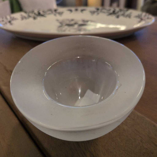 Heavy Frosted Glass Modern Paperweight SMALLS