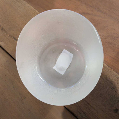 Heavy Frosted Glass Modern Paperweight SMALLS
