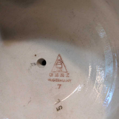 German Punch Bowl W/ 8 Cups UNIQUE FINDS