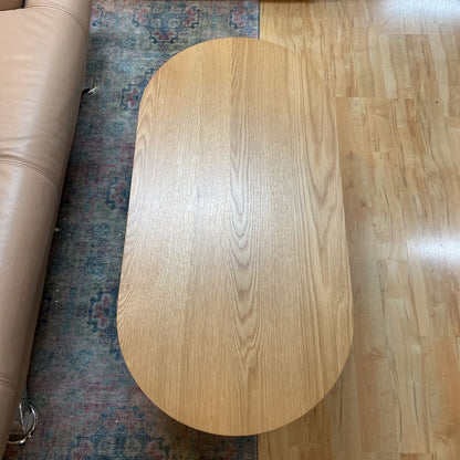 Houston Oval Coffee Table with Drawer C COFFEE TABLES